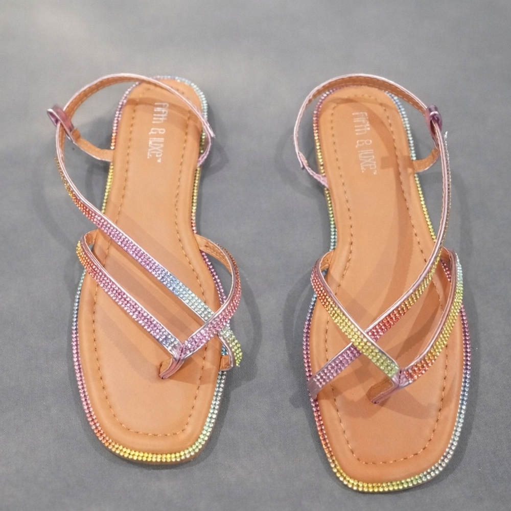 Luxe Multicolor Strappy Sandals